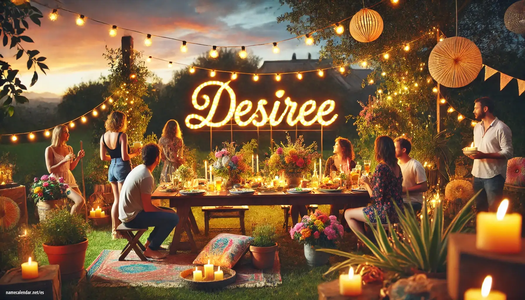 Celebración del onomástico y del nombre - Desiree