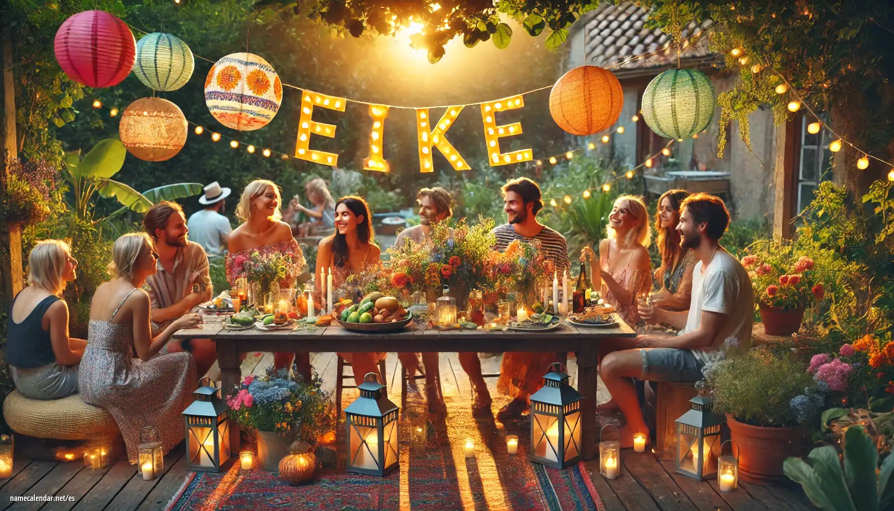 Celebración del onomástico y del nombre - Eike