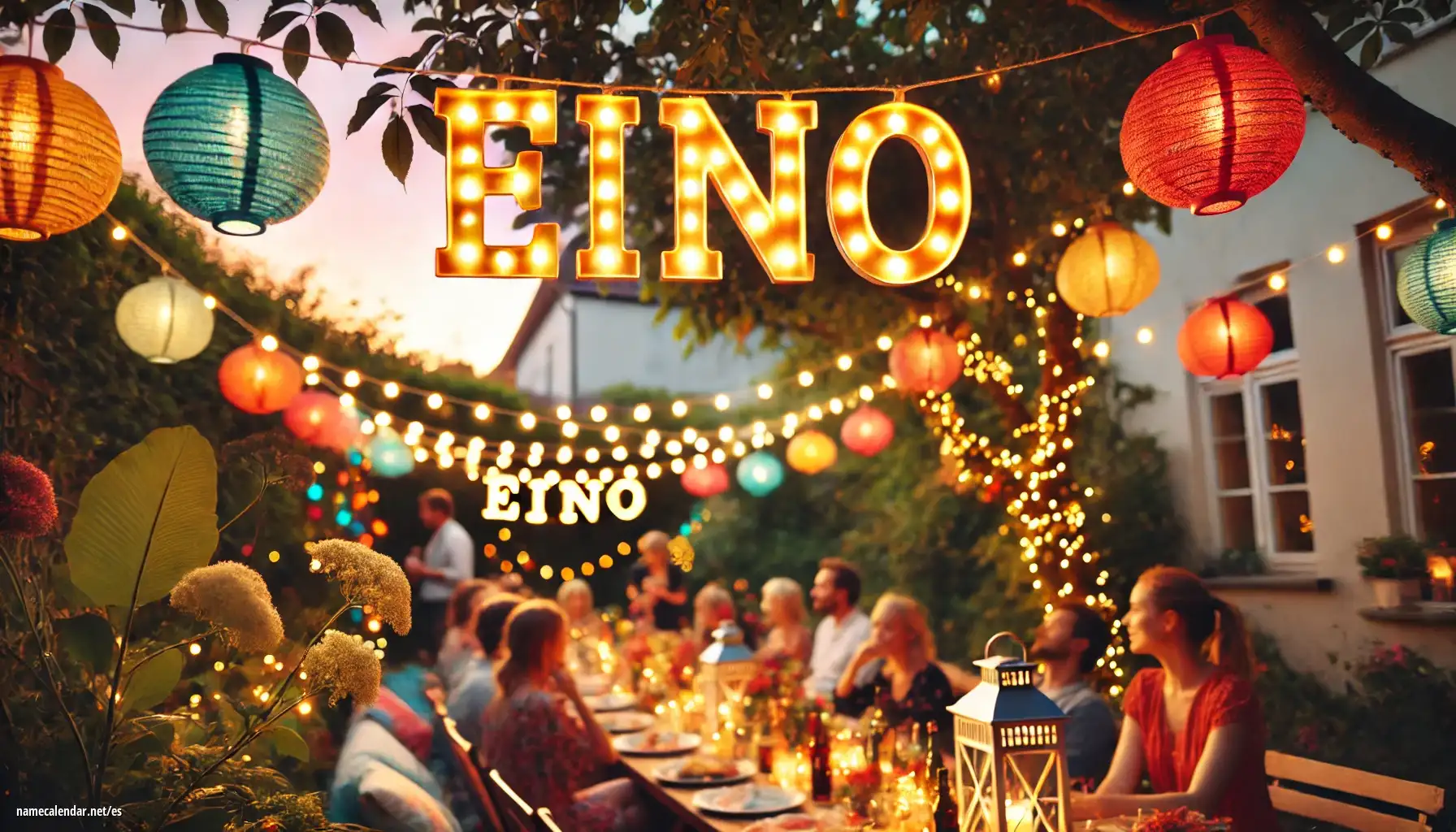 Celebración del onomástico y del nombre - Eino