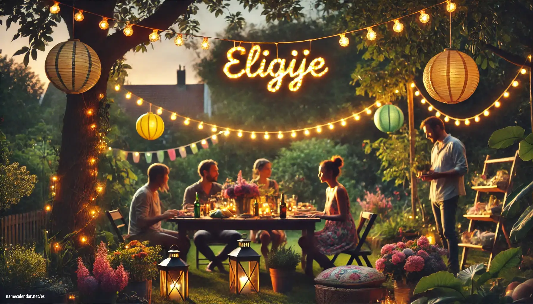 Celebración del onomástico y del nombre - Eligije