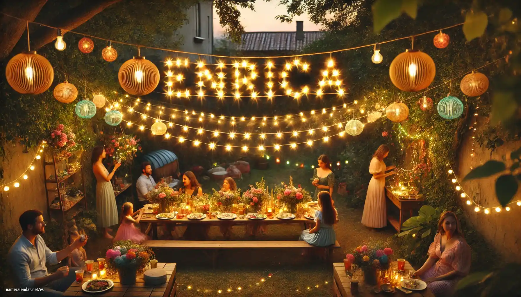 Celebración del onomástico y del nombre - Enrica