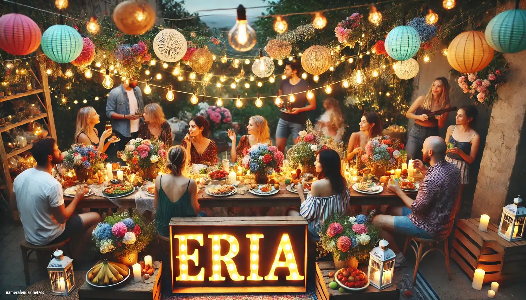 Celebración del onomástico y del nombre - Eria