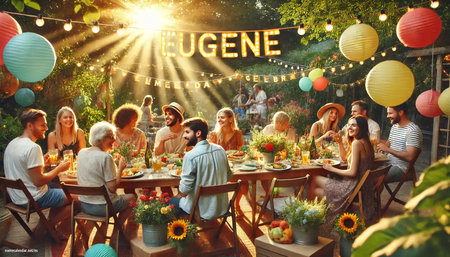 Celebración del onomástico y del nombre - Eugène