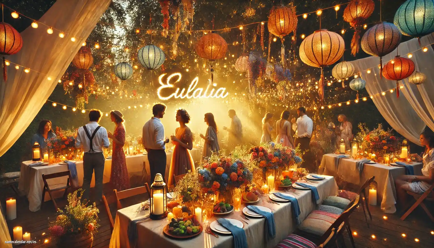 Celebración del onomástico y del nombre - Eulalia