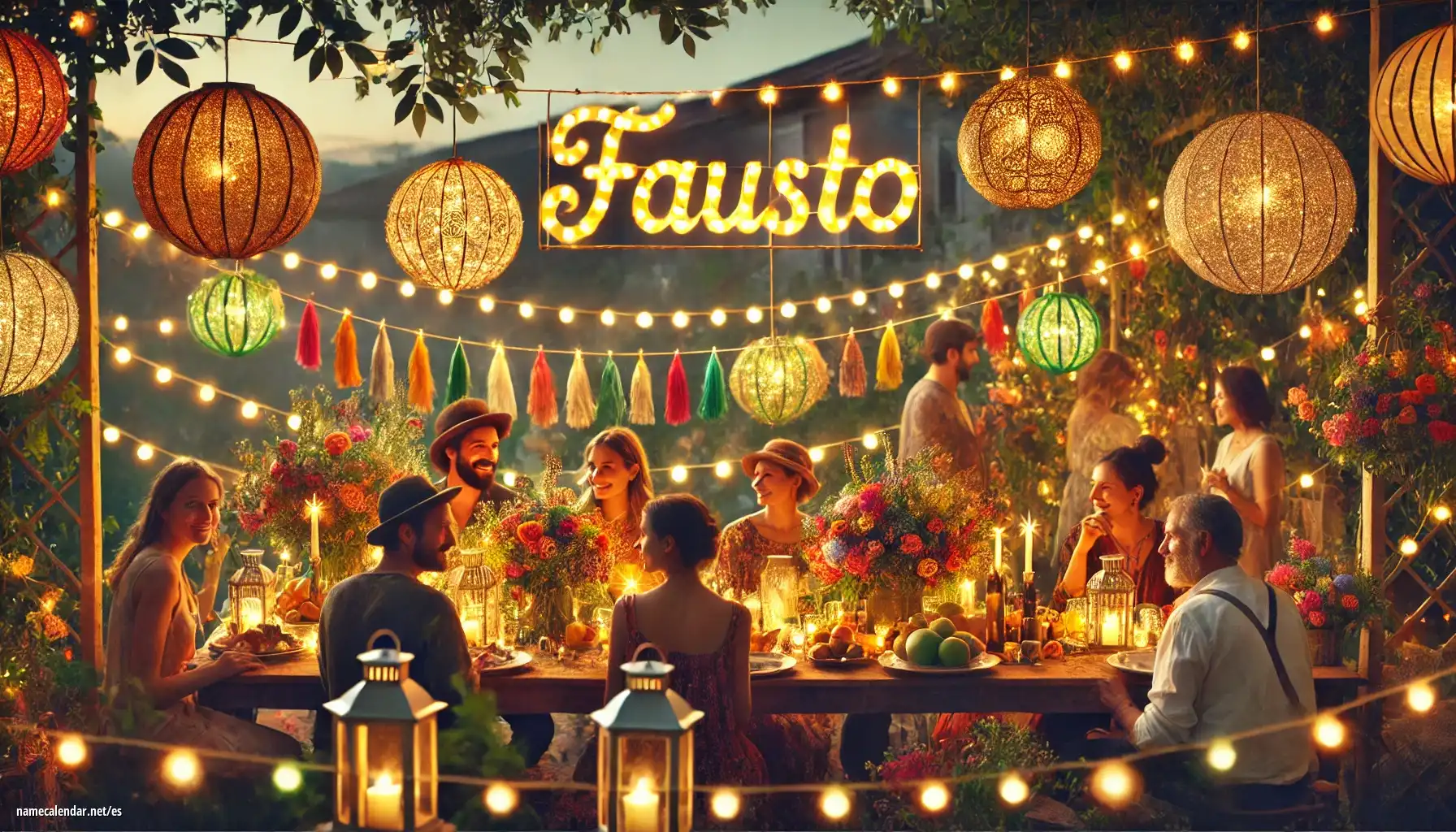 Celebración del onomástico y del nombre - Fausto