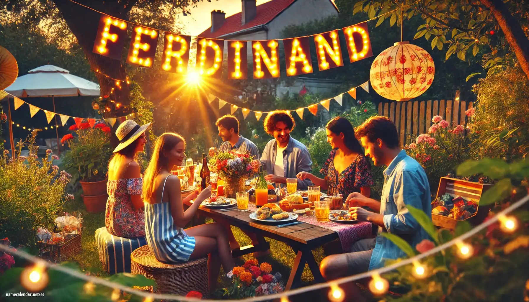 Celebración del onomástico y del nombre - Ferdinand