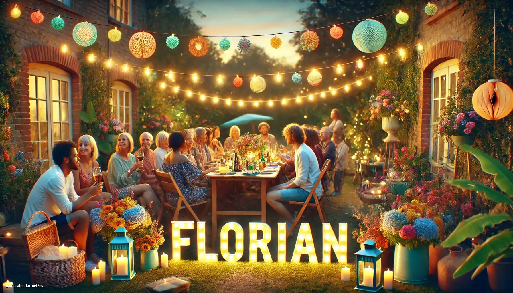 Celebración del onomástico y del nombre - Florián