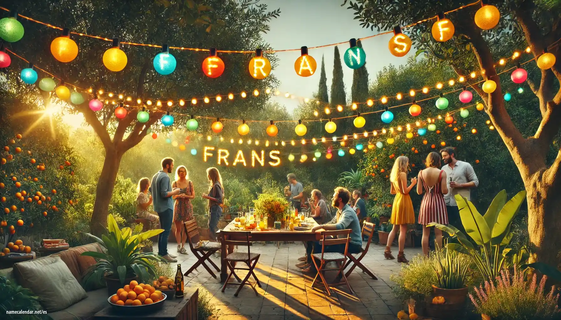 Celebración del onomástico y del nombre - Frans
