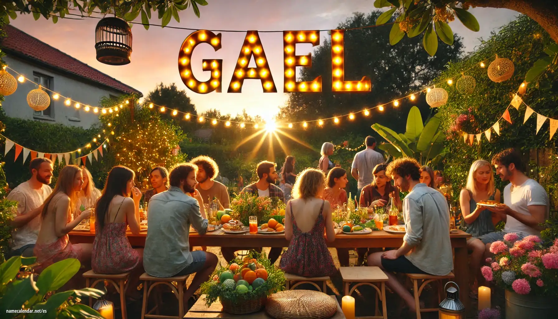 Celebración del onomástico y del nombre - Gael