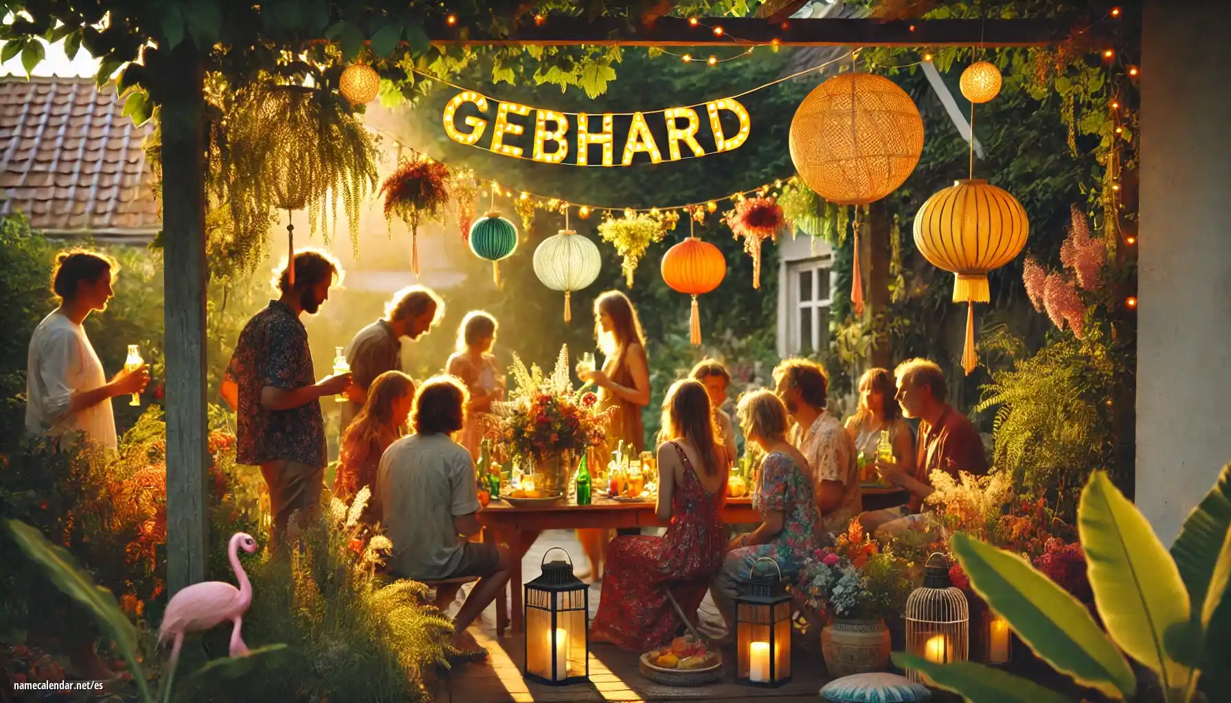 Celebración del onomástico y del nombre - Gebhard