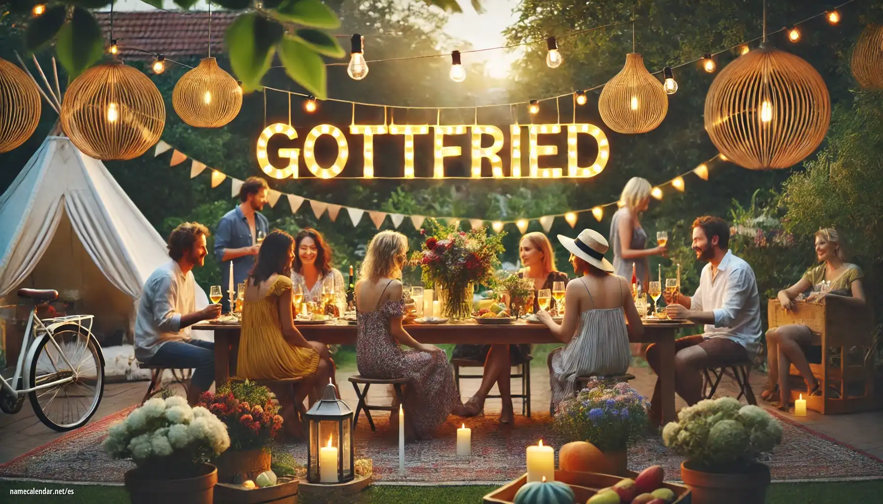 Celebración del onomástico y del nombre - Gottfried