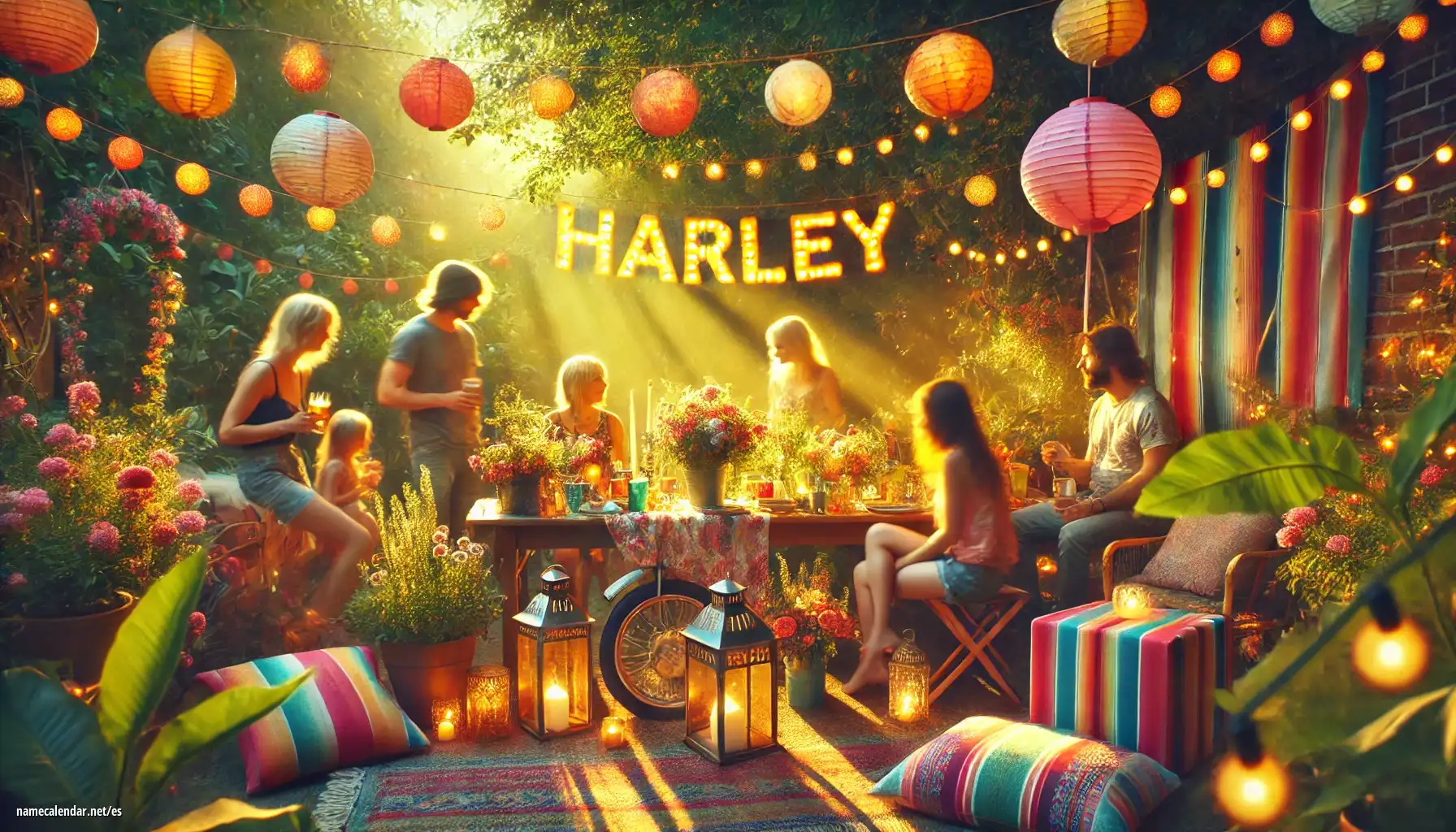 Celebración del onomástico y del nombre - Harley