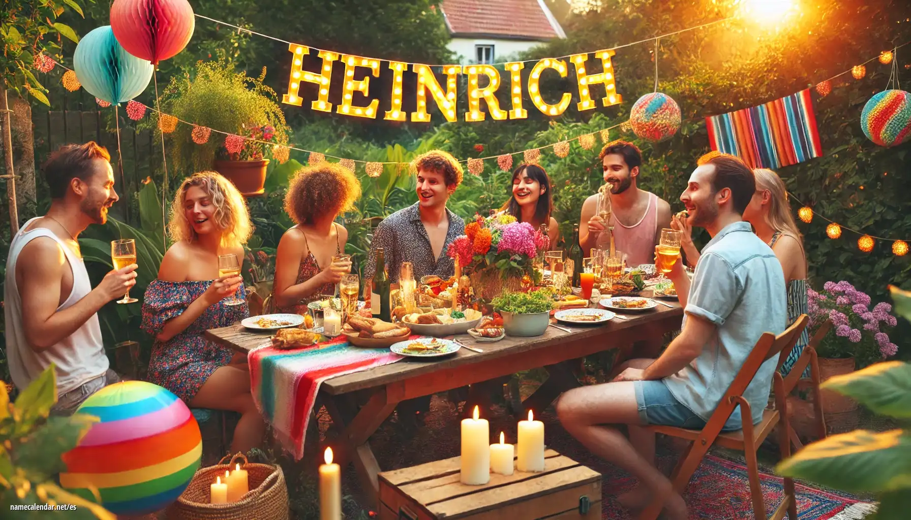 Celebración del onomástico y del nombre - Heinrich