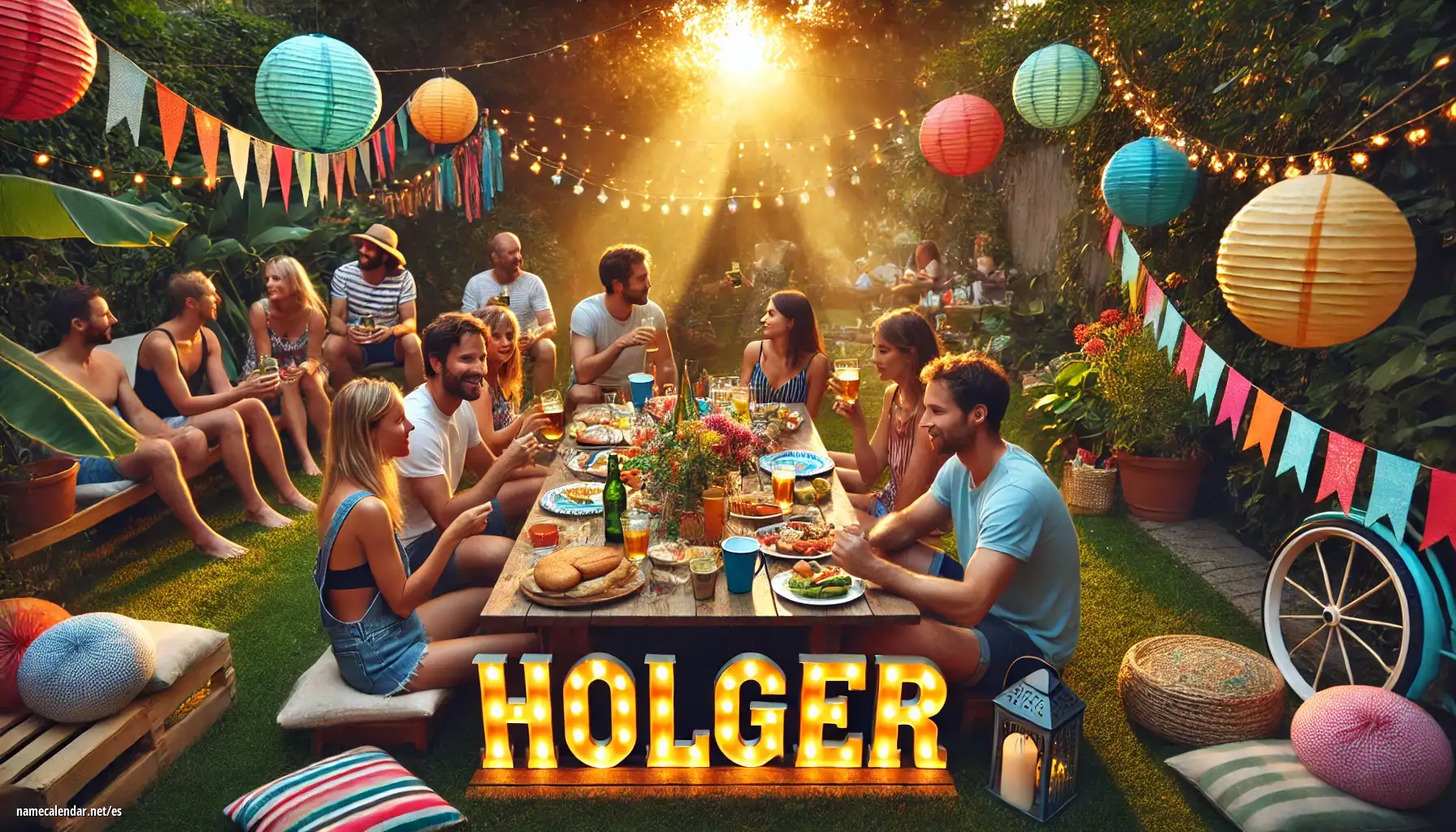 Celebración del onomástico y del nombre - Holger