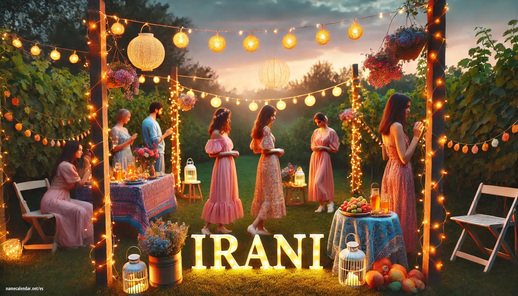 Celebración del onomástico y del nombre - Irani