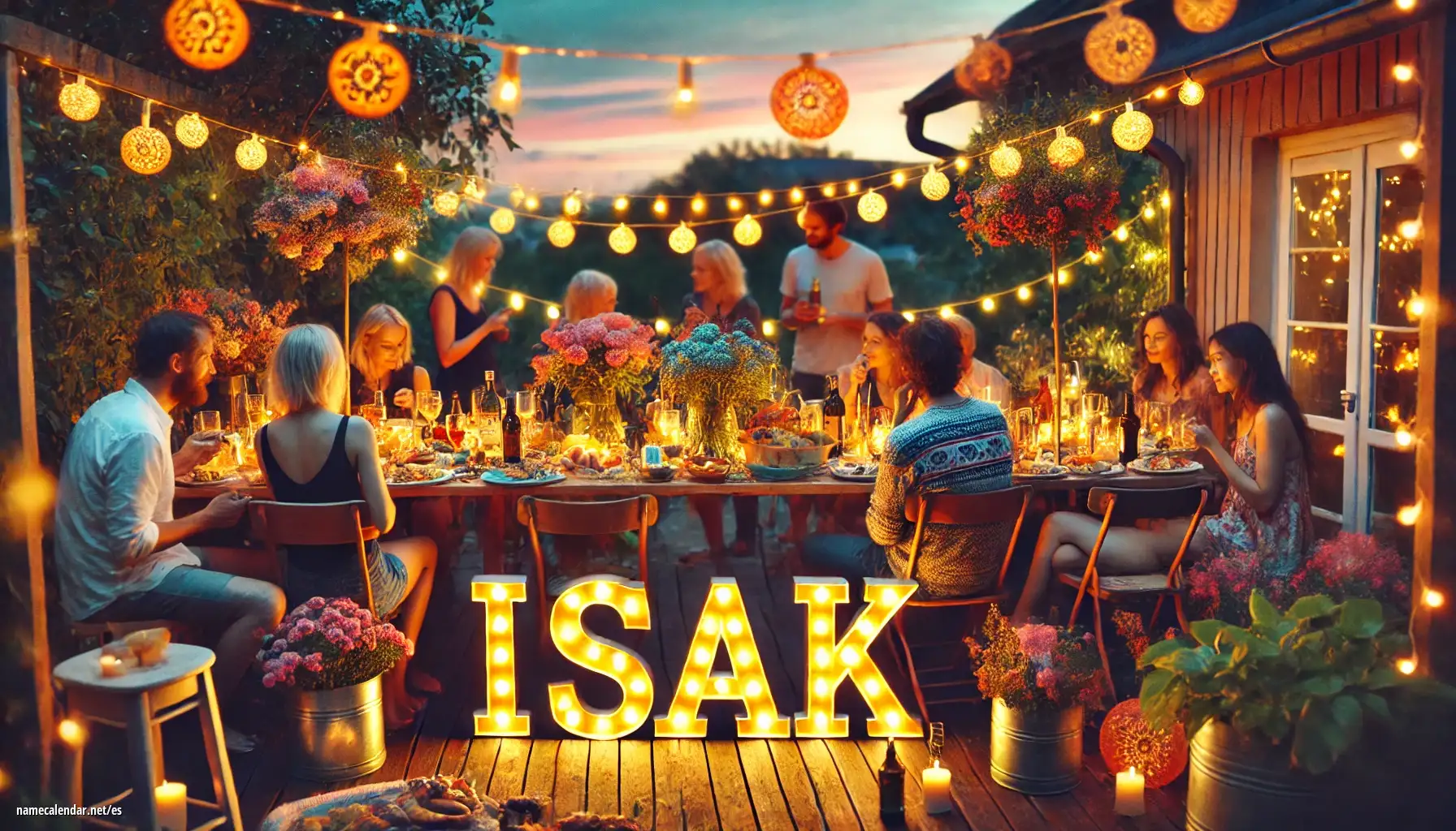 Celebración del onomástico y del nombre - Isak