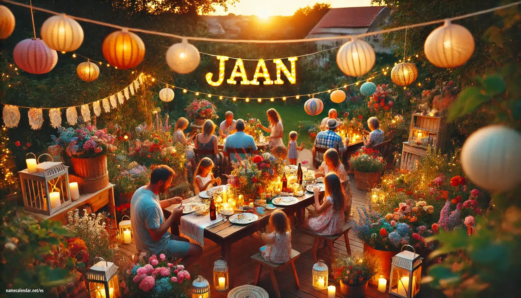 Celebración del onomástico y del nombre - Jaan