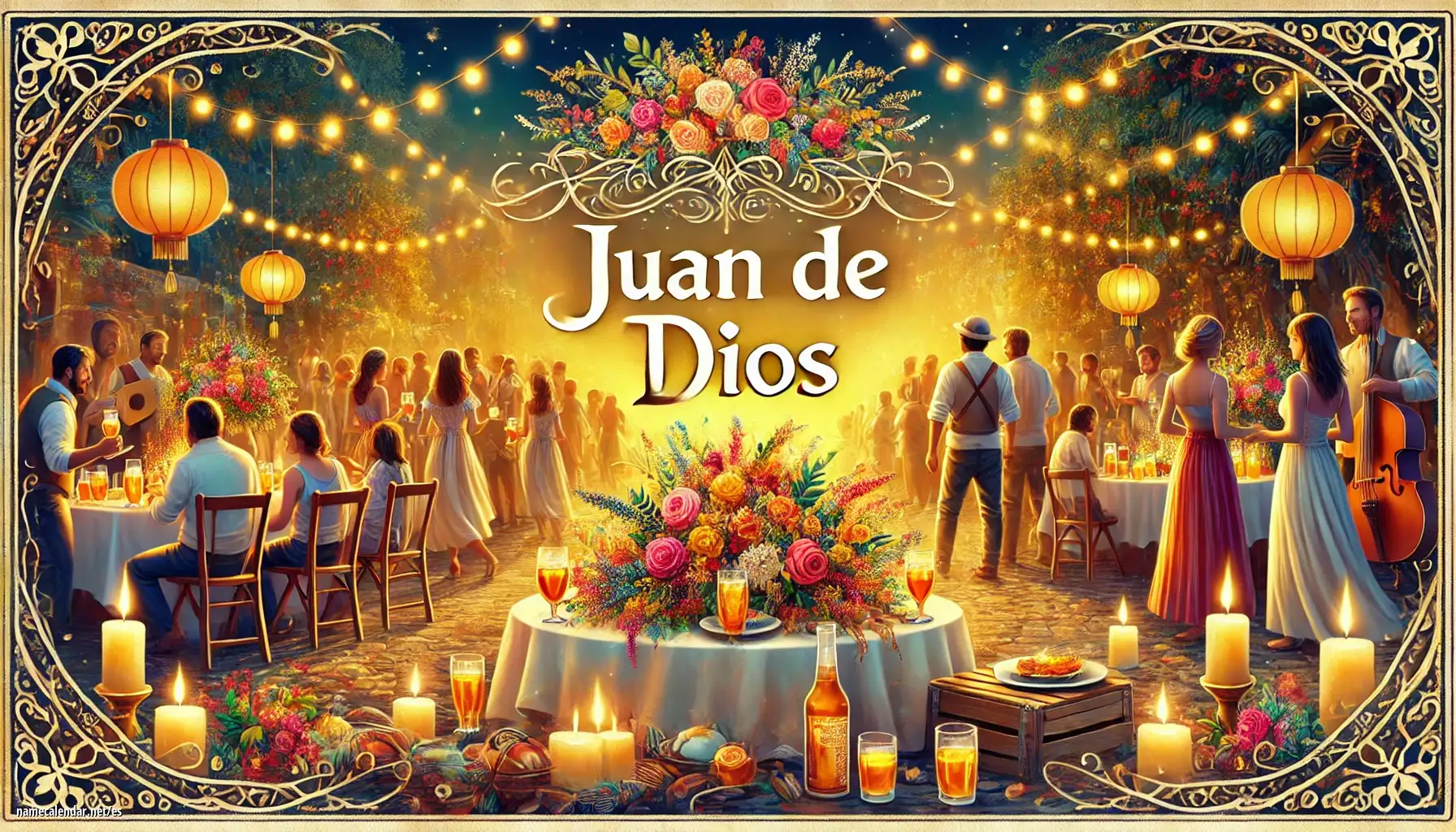 Celebración del onomástico y del nombre - Juan de Dios