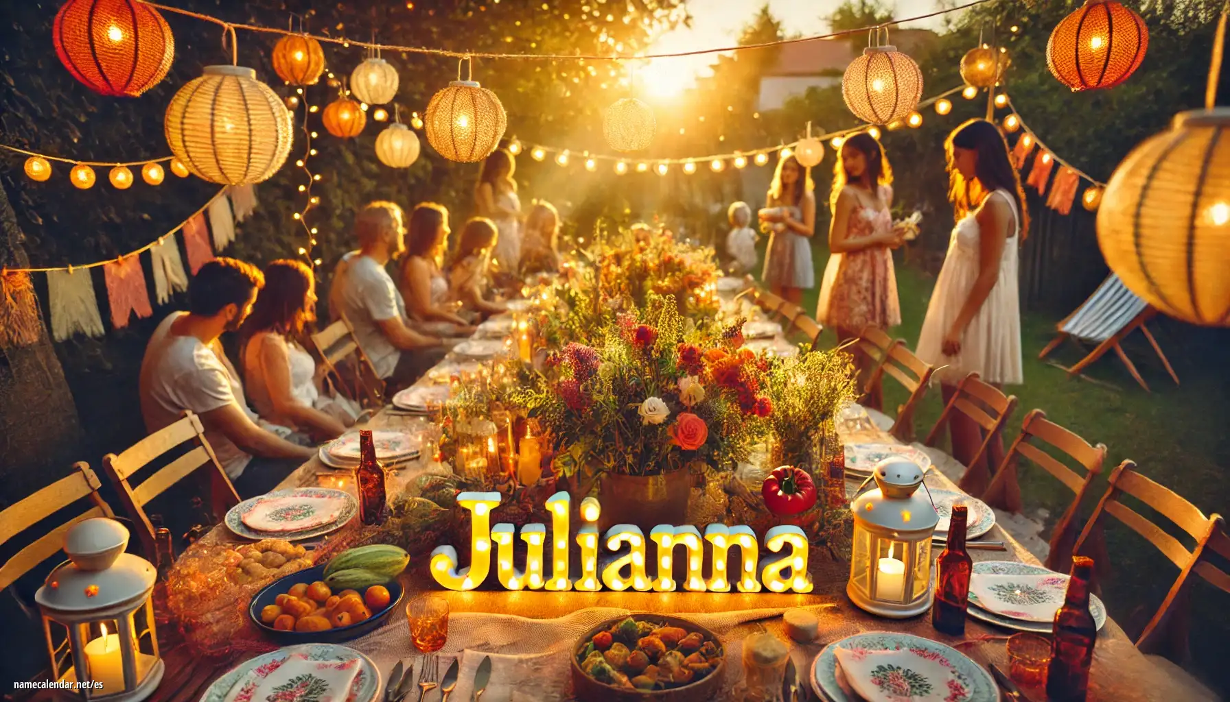 Celebración del onomástico y del nombre - Julianna