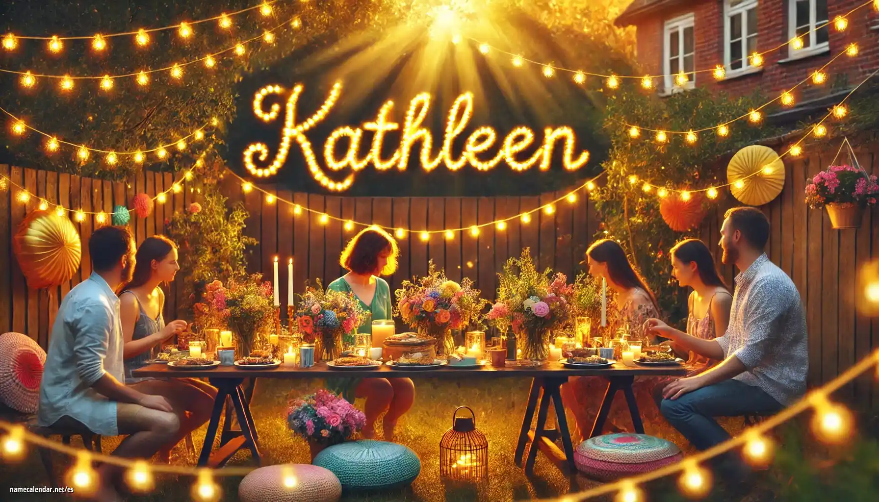 Celebración del onomástico y del nombre - Kathleen