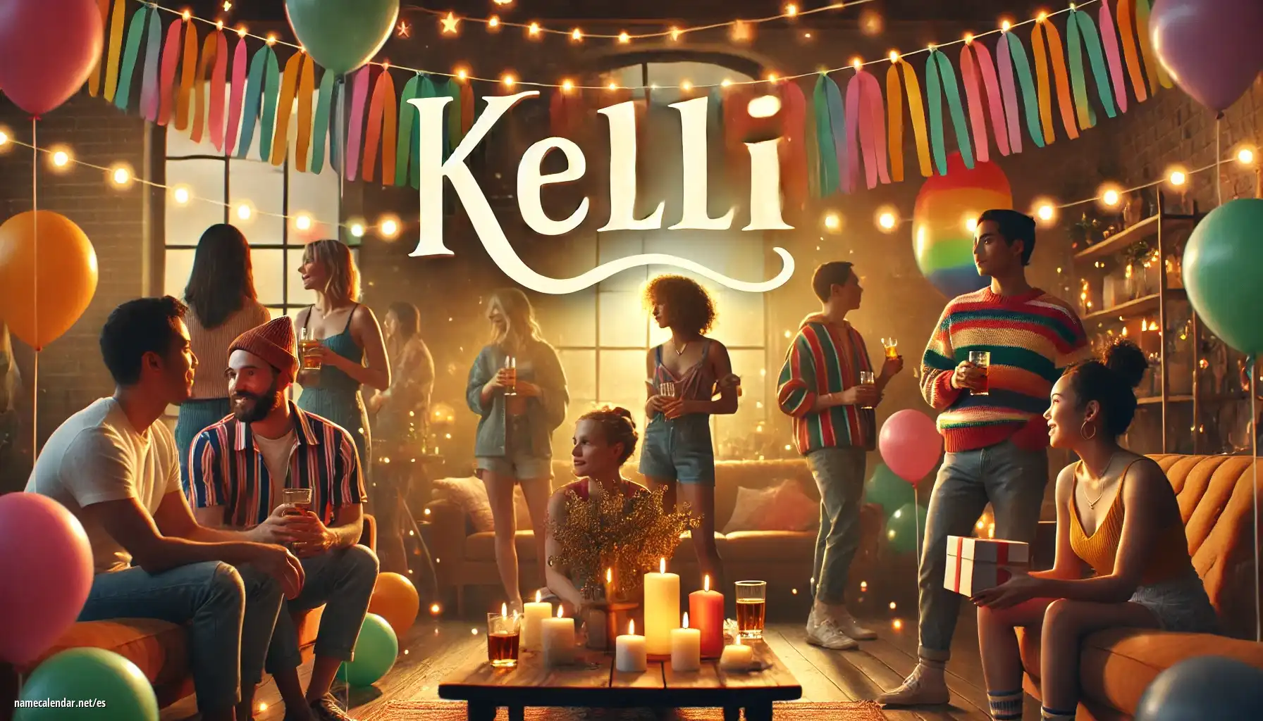 Celebración del onomástico y del nombre - Kelli