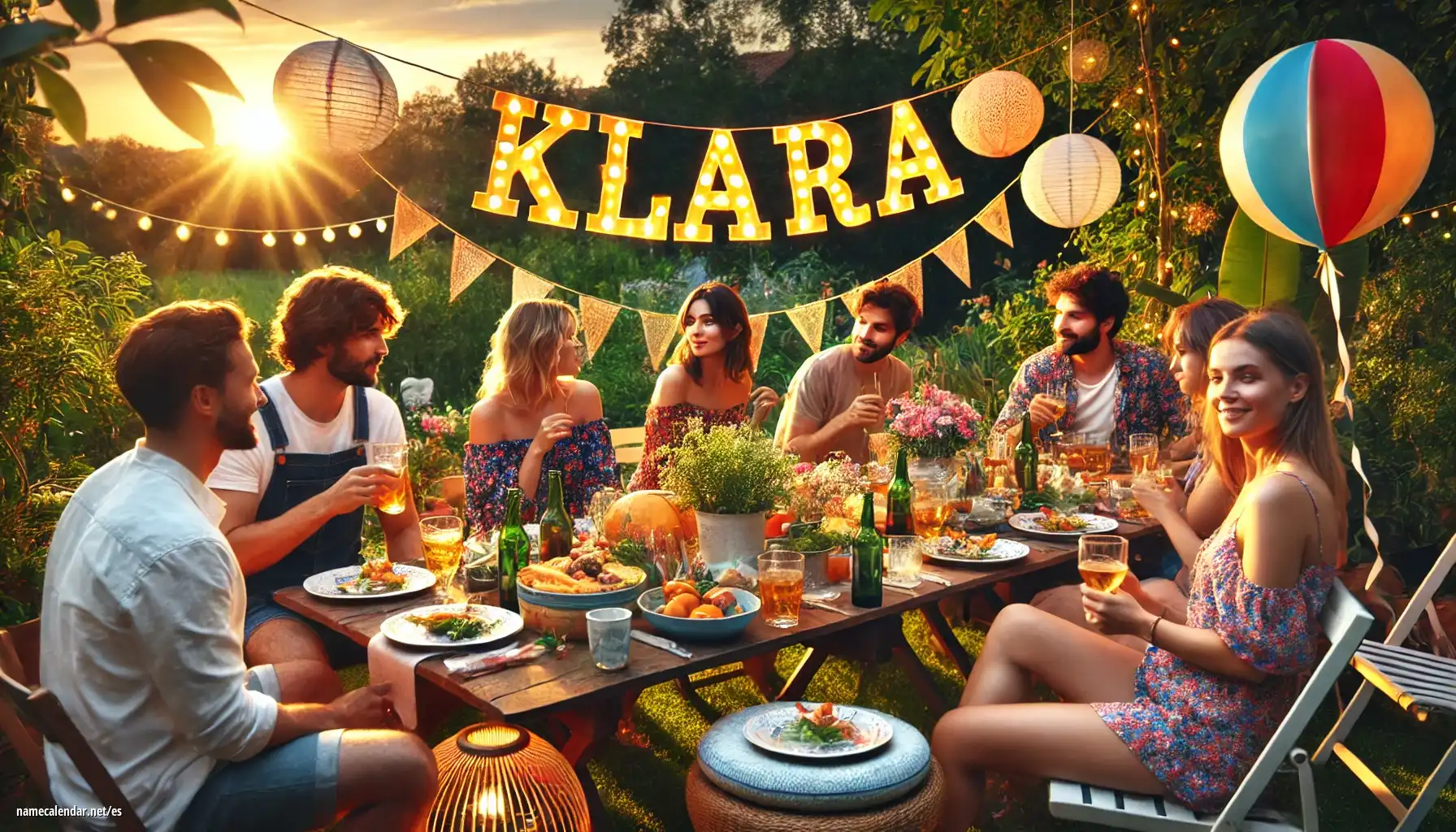 Celebración del onomástico y del nombre - Klara