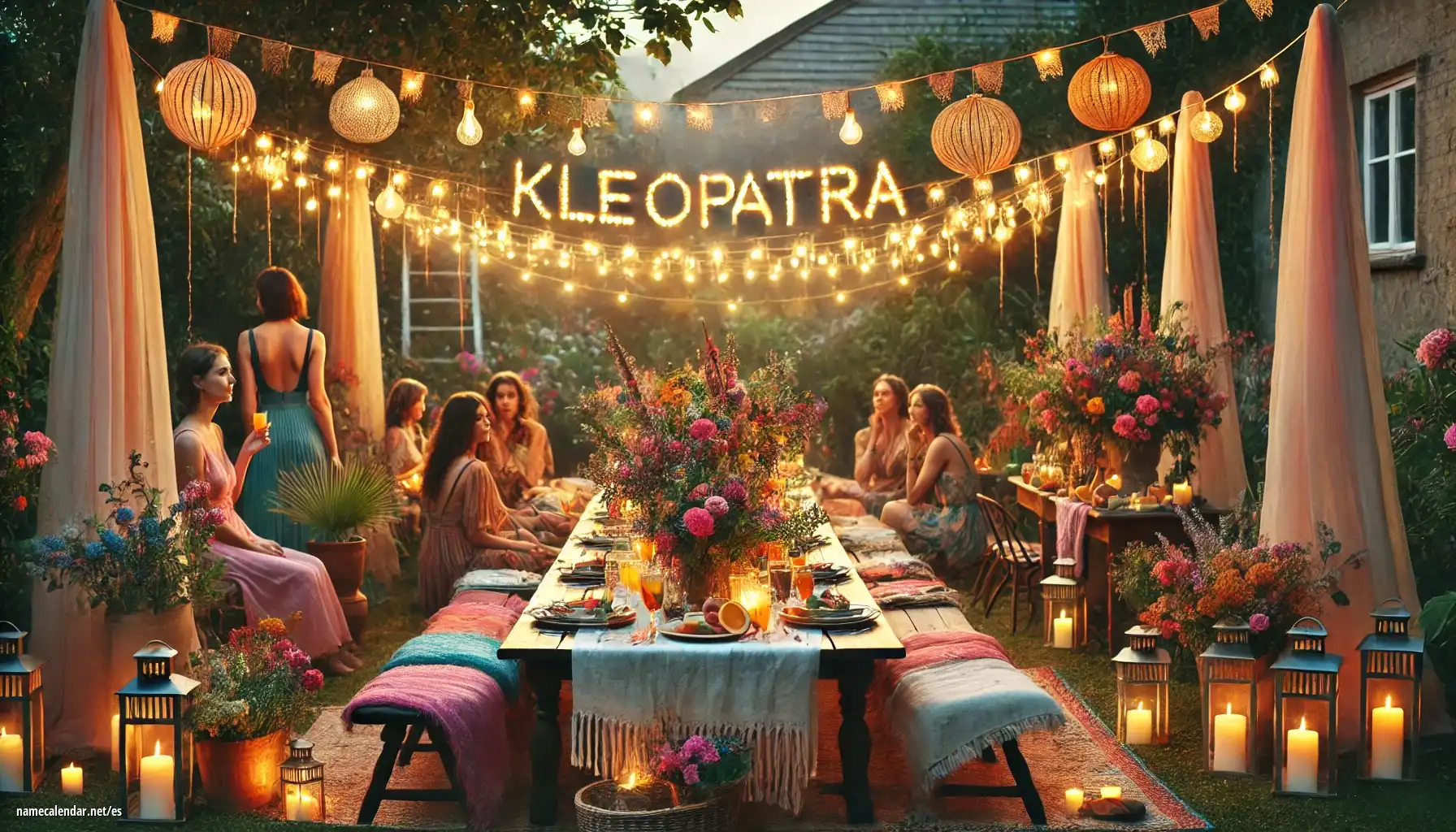 Celebración del onomástico y del nombre - Kleopátra