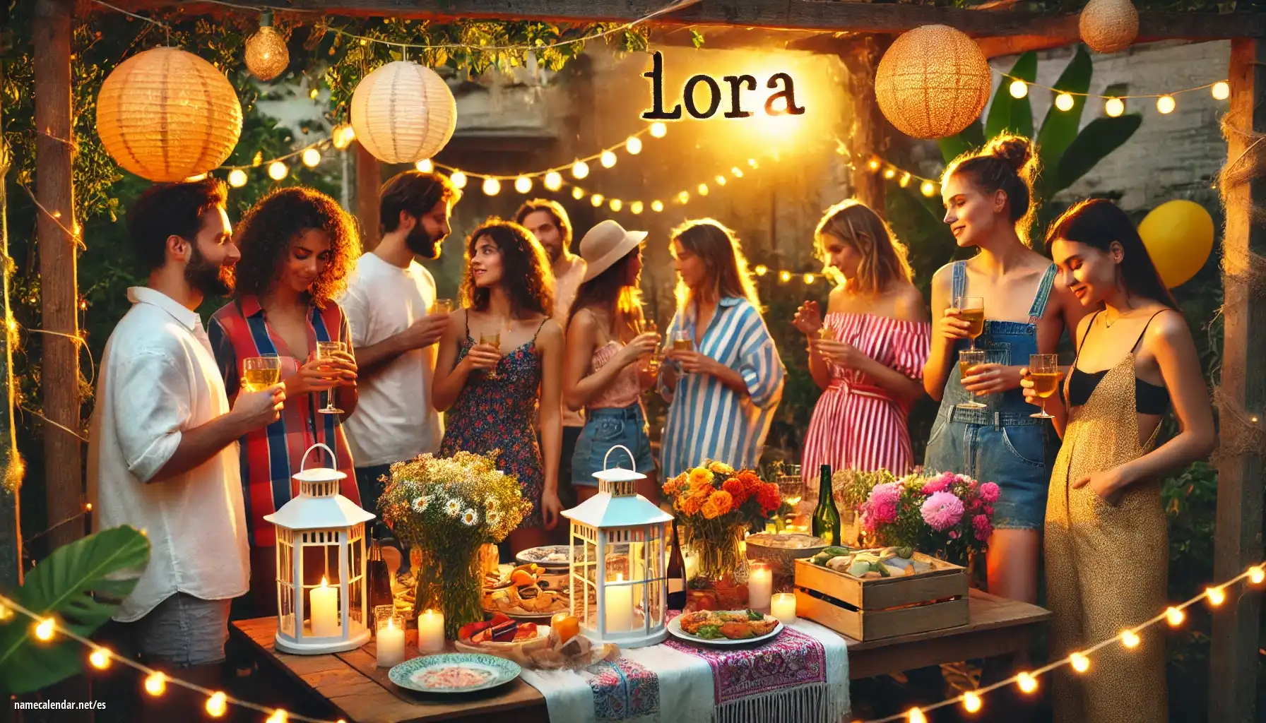 Celebración del onomástico y del nombre - Lora