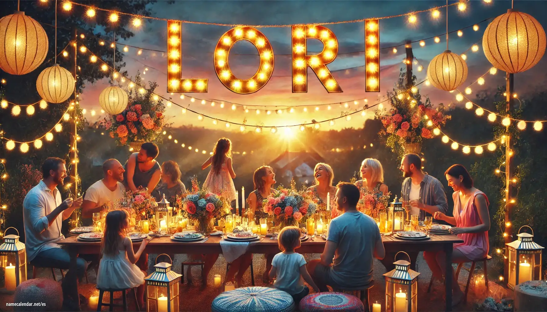 Celebración del onomástico y del nombre - Lori