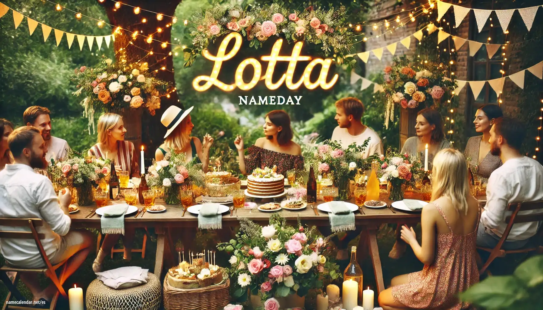 Celebración del onomástico y del nombre - Lotta