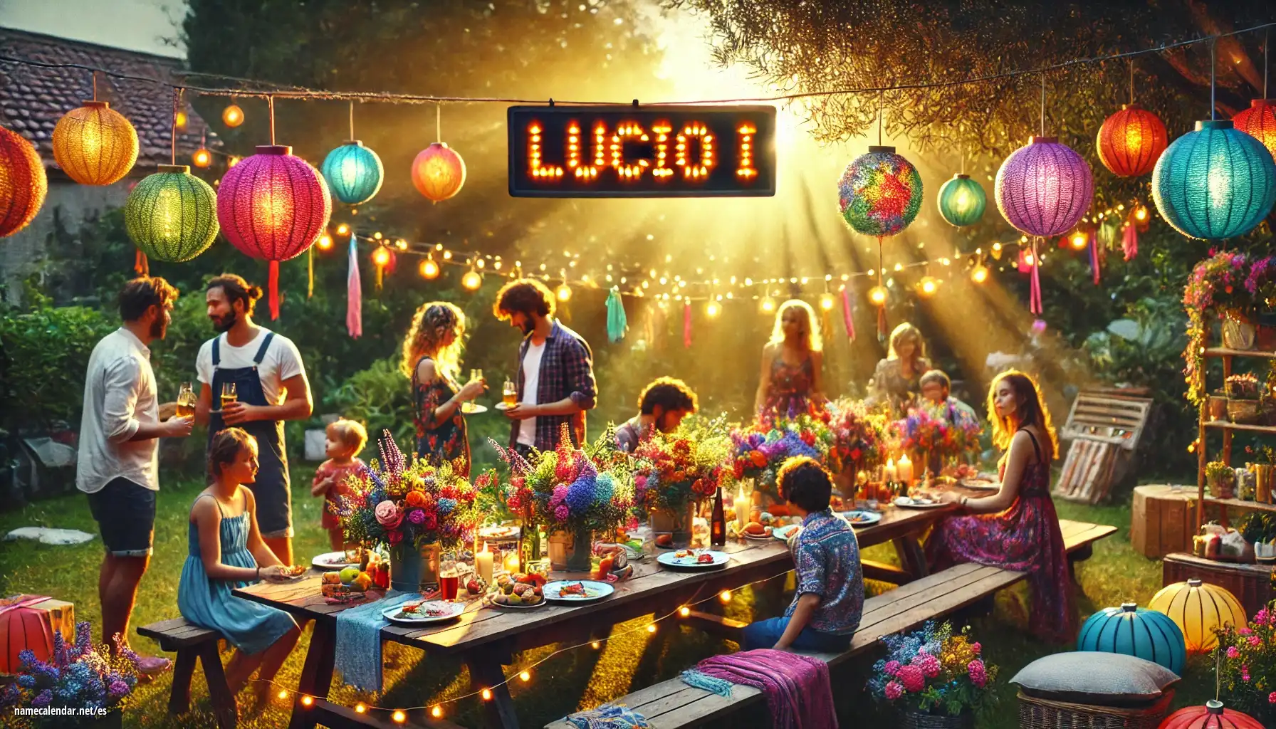 Celebración del onomástico y del nombre - Lucio I