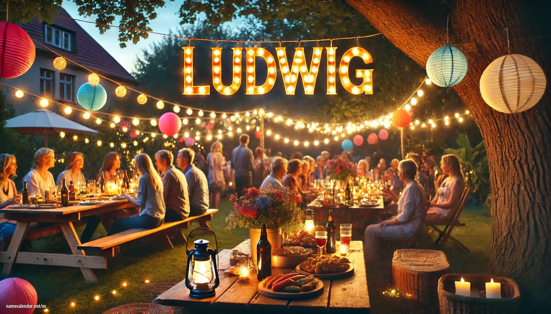 Celebración del onomástico y del nombre - Ludwig