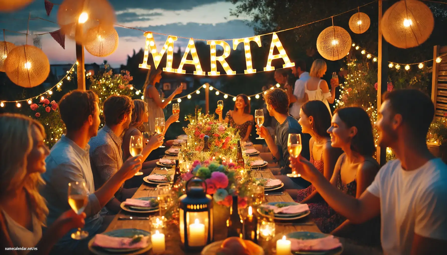 Celebración del onomástico y del nombre - Márta