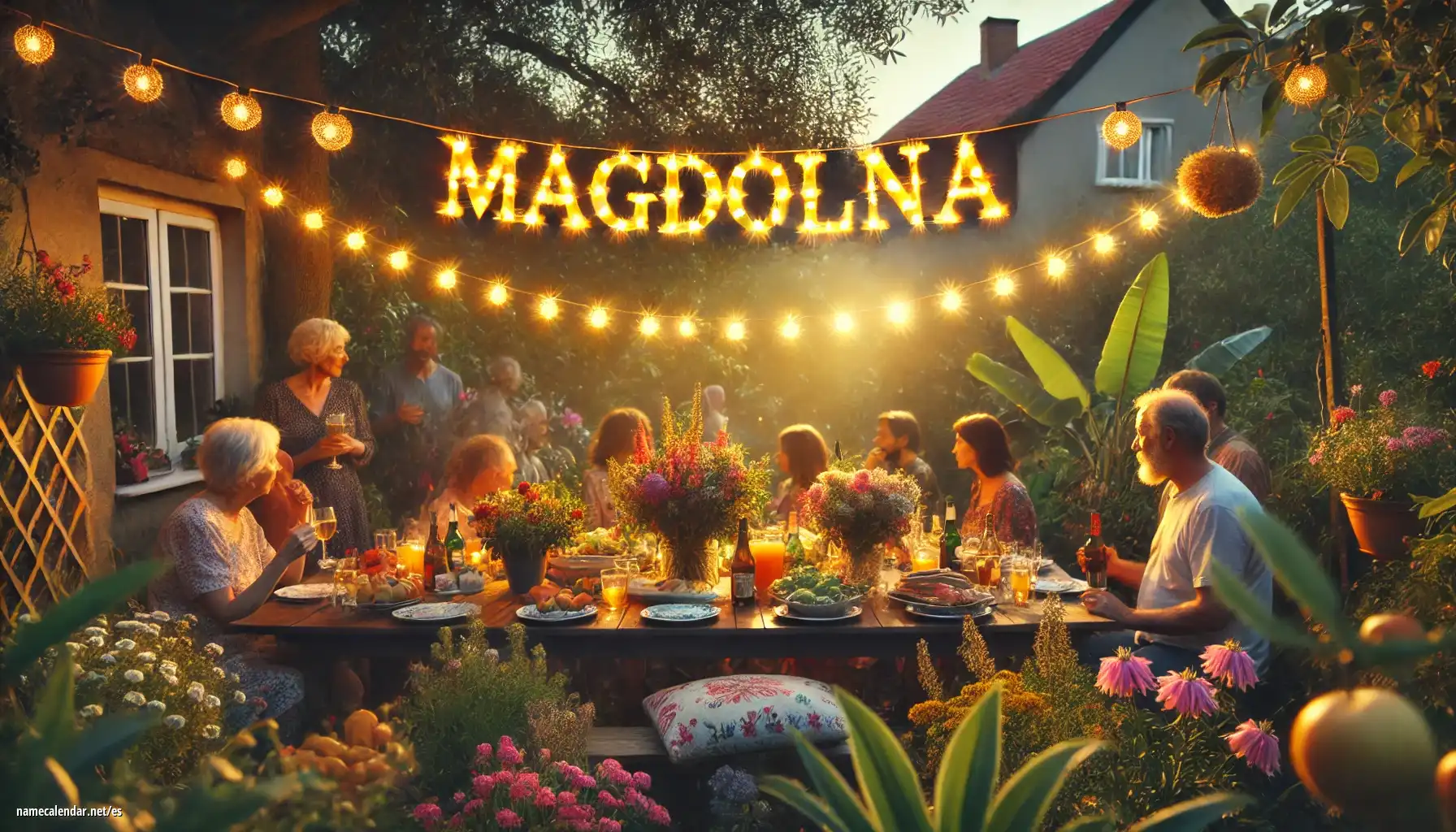 Celebración del onomástico y del nombre - Magdolna