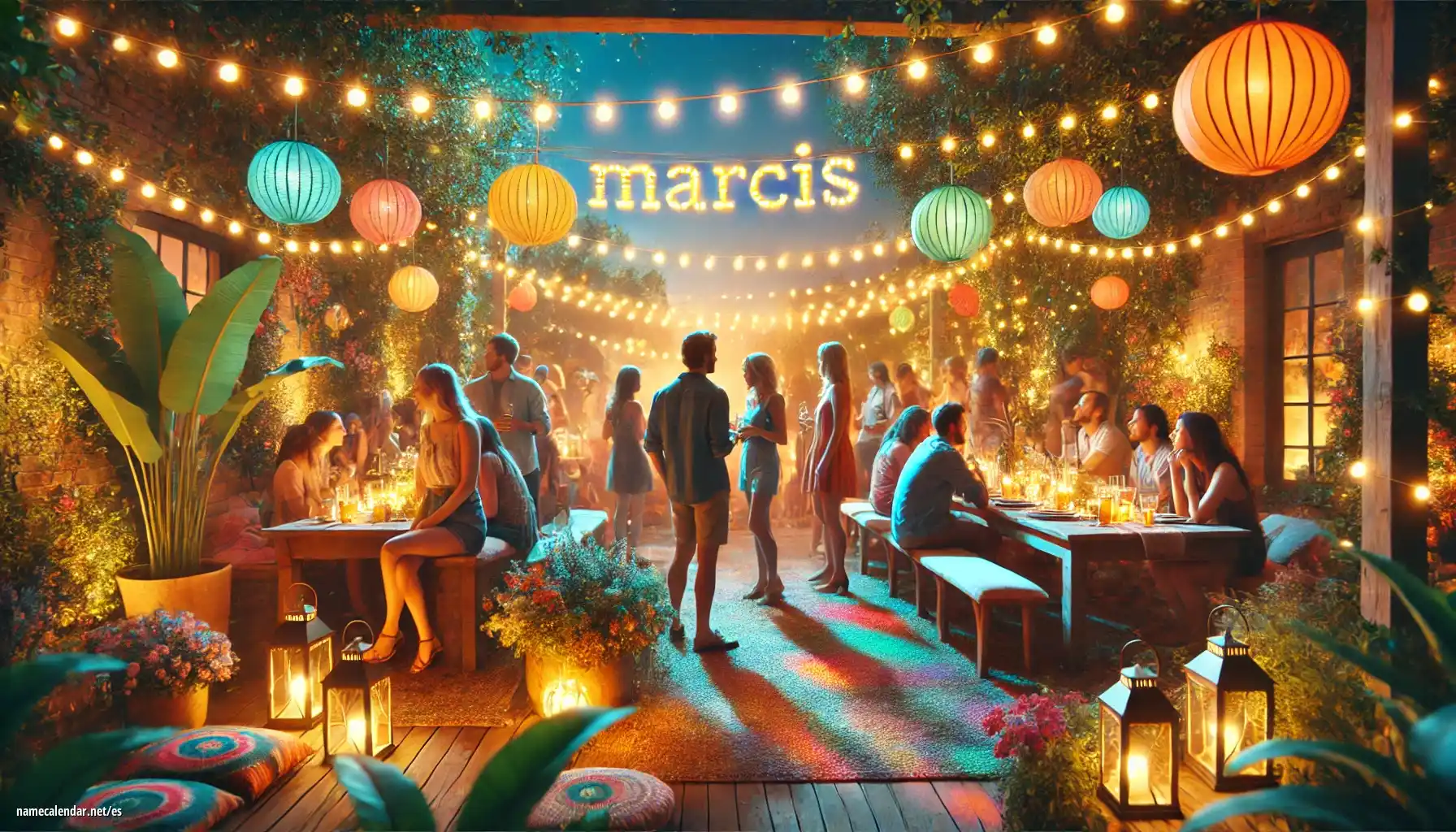 Celebración del onomástico y del nombre - Marcis