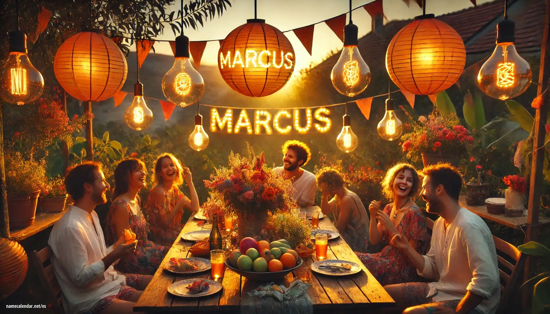Celebración del onomástico y del nombre - Marcus
