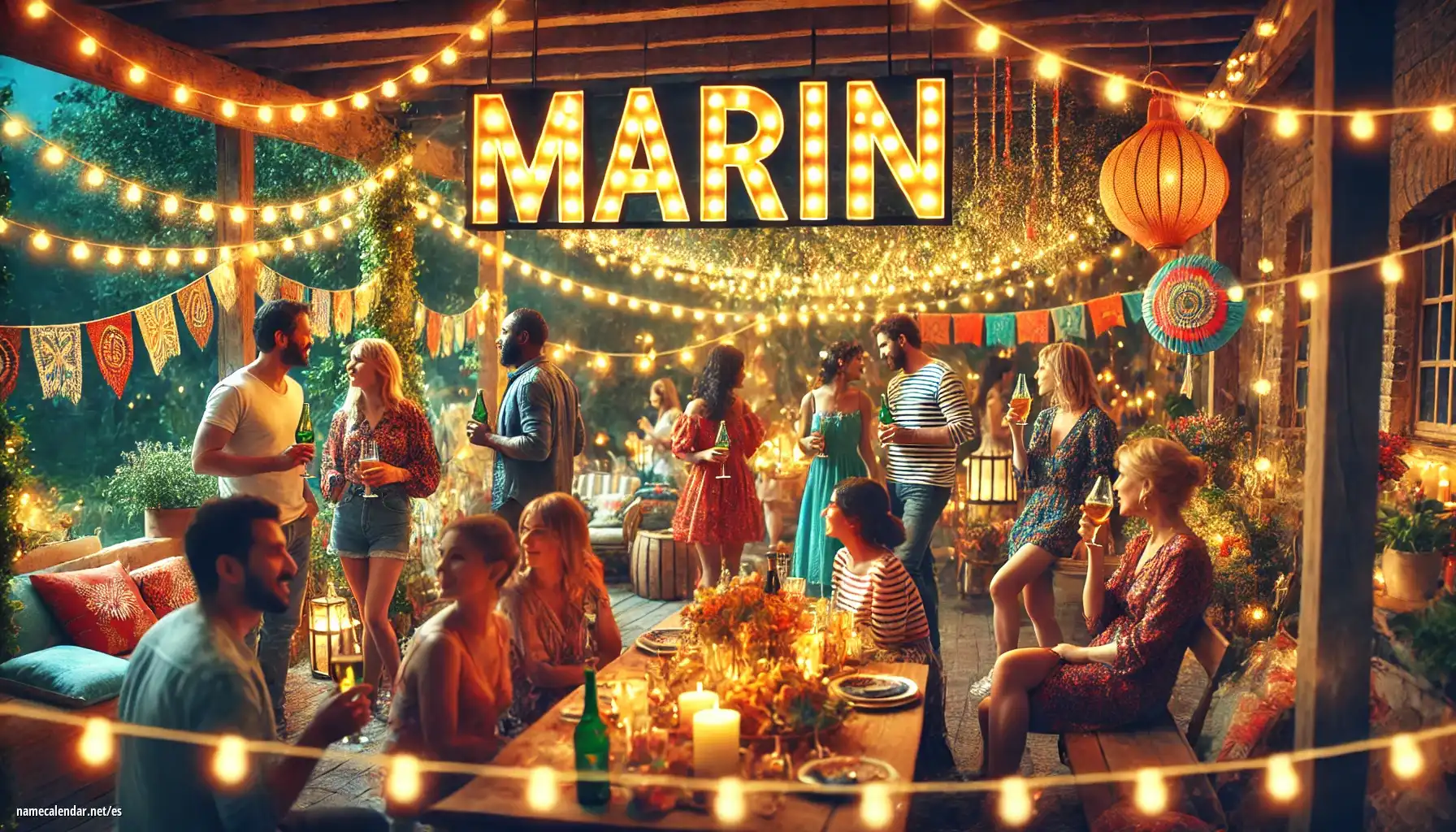 Celebración del onomástico y del nombre - Marin