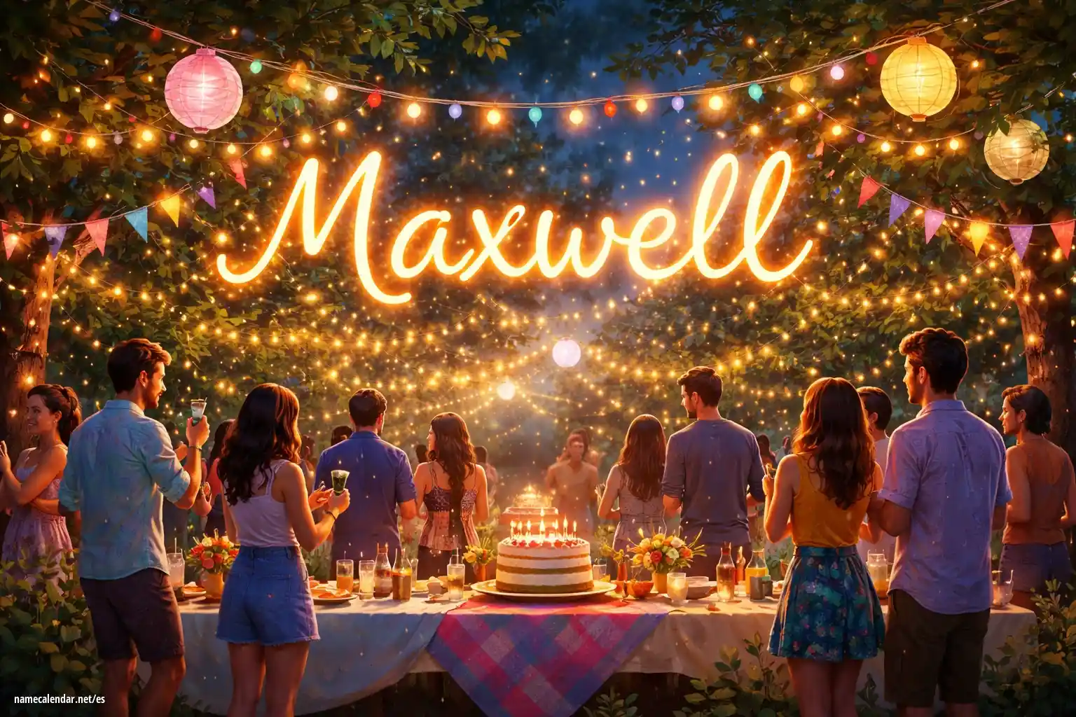 Celebración del onomástico y del nombre - Maxwell