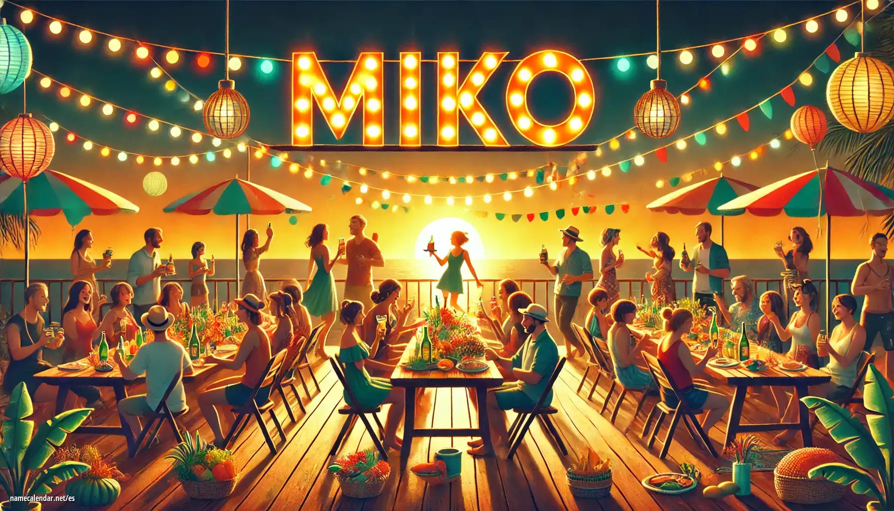 Celebración del onomástico y del nombre - Miko