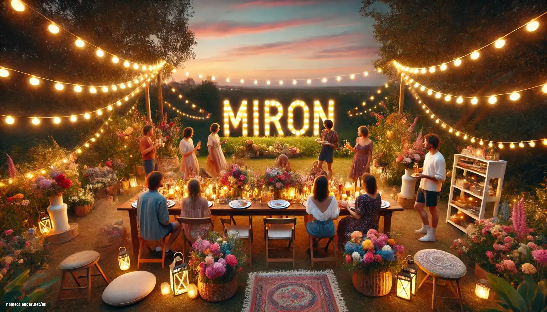 Celebración del onomástico y del nombre - Miron