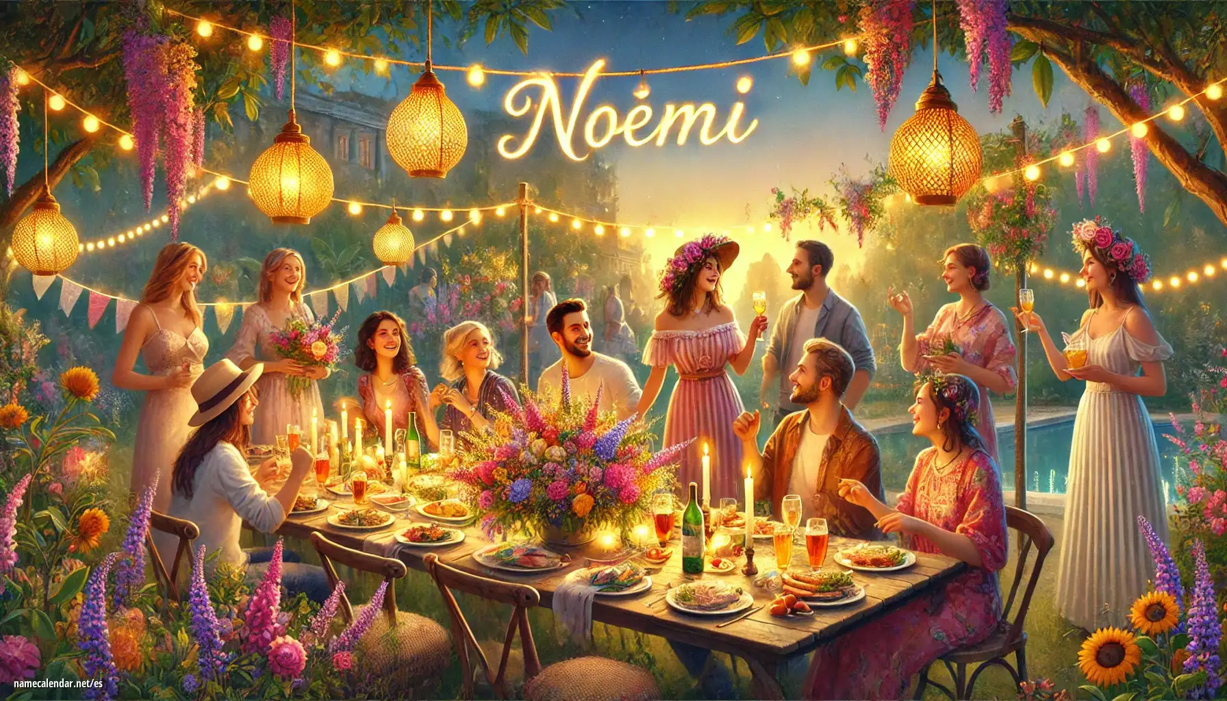 Celebración del onomástico y del nombre - Noémi