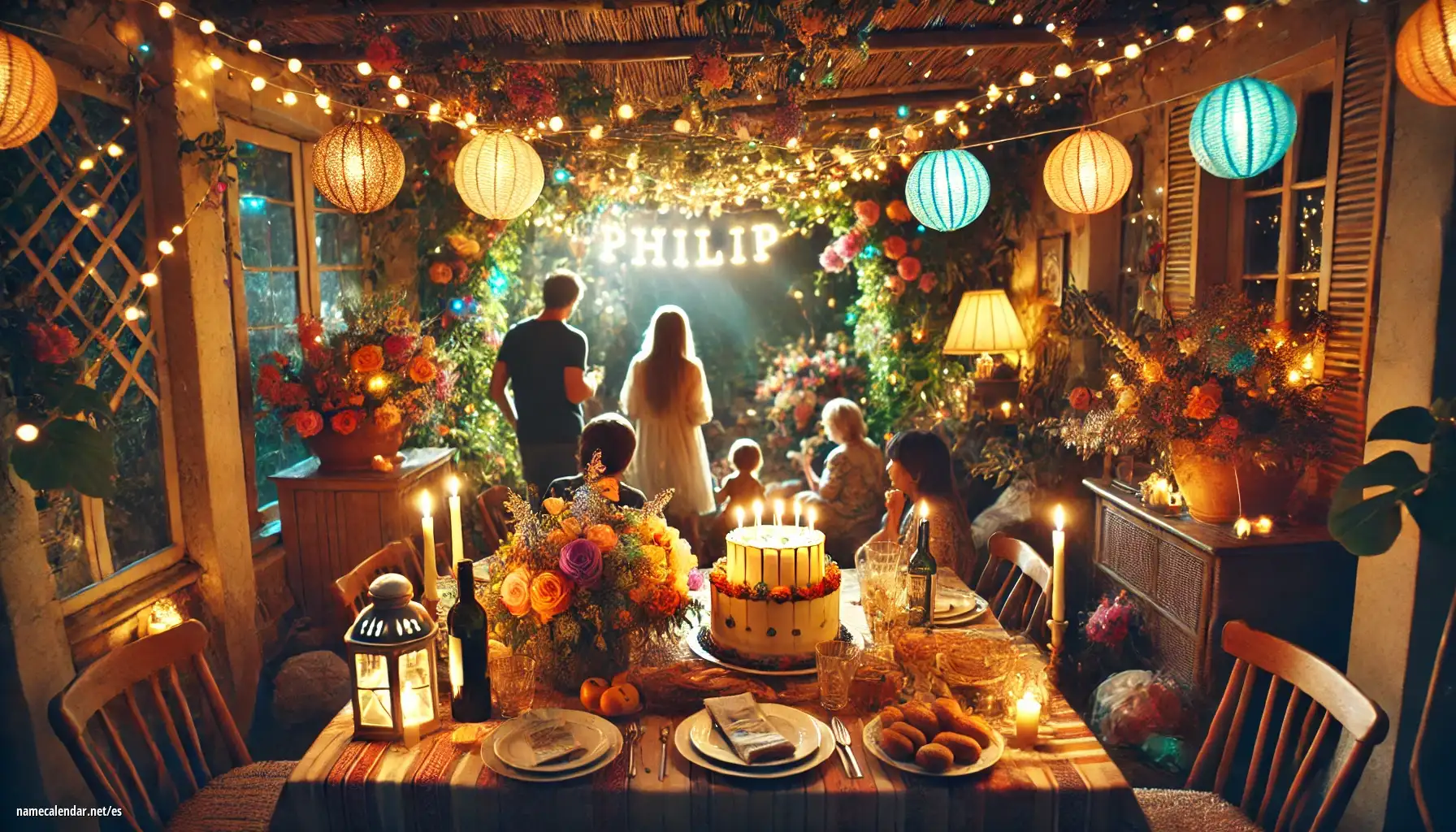 Celebración del onomástico y del nombre - Philip