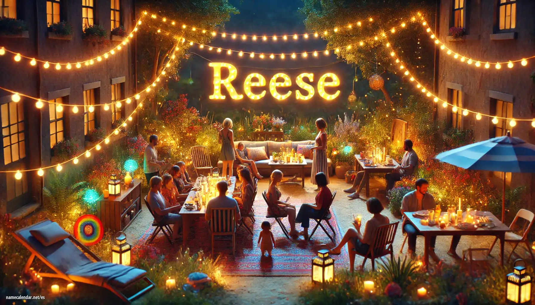 Celebración del onomástico y del nombre - Reese