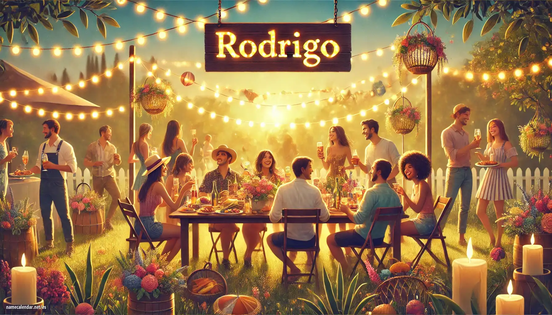 Celebración del onomástico y del nombre - Rodrigo