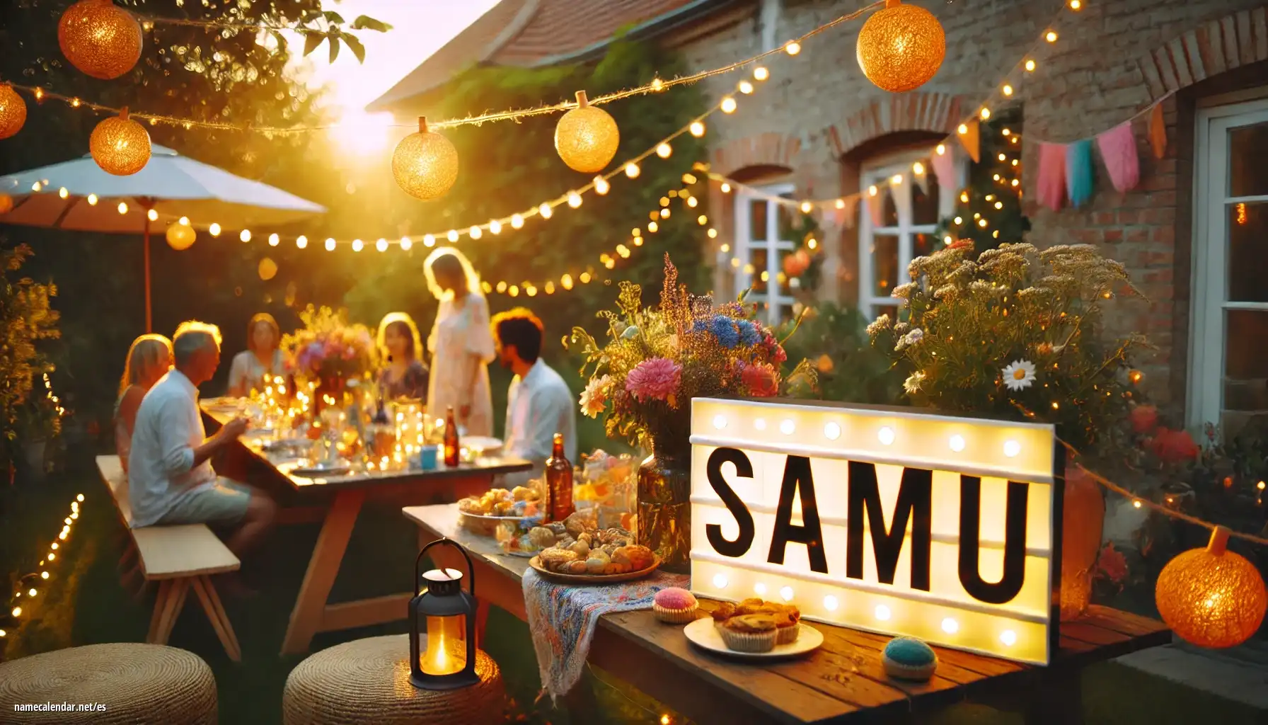 Celebración del onomástico y del nombre - Samu