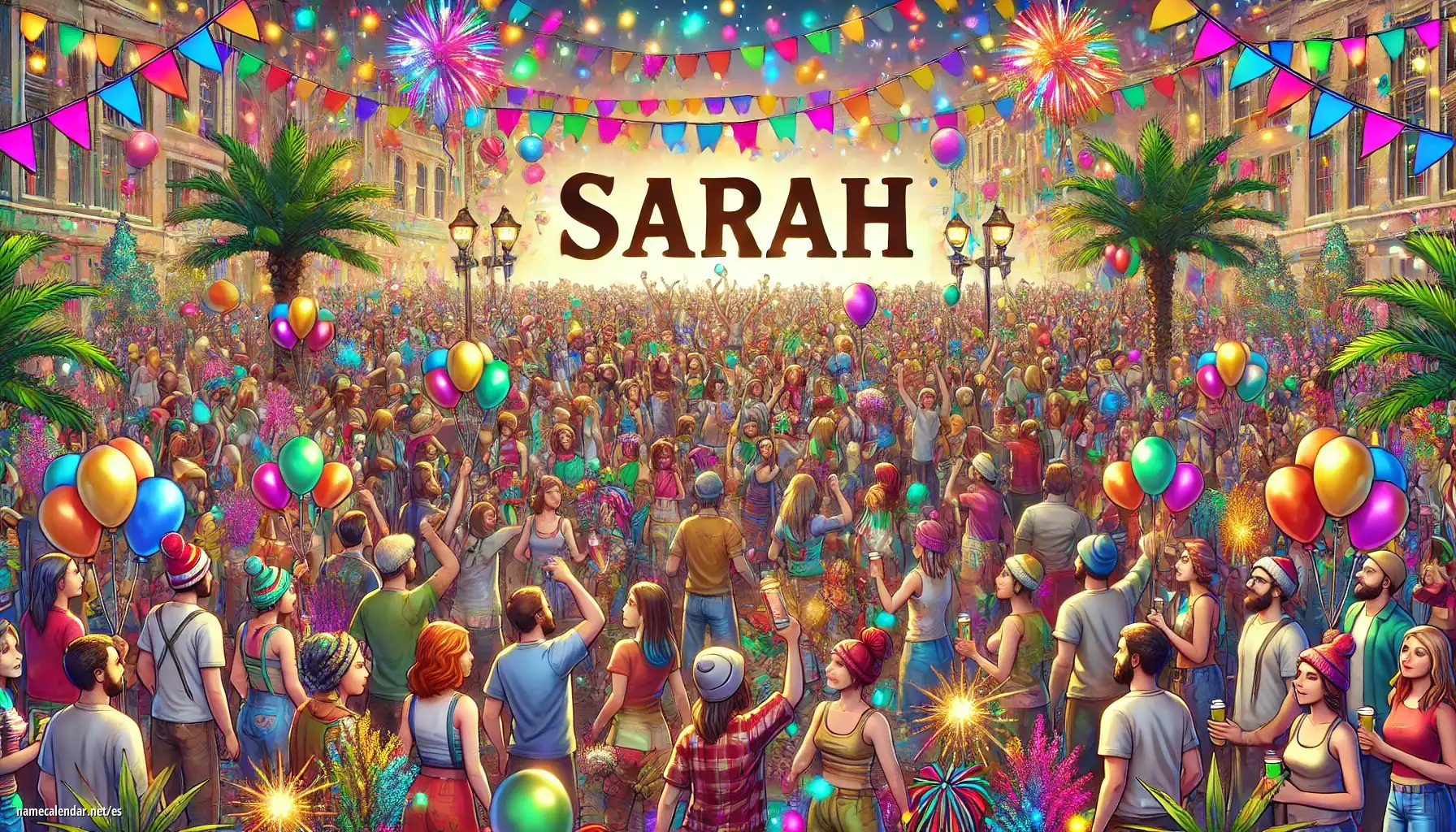 Celebración del onomástico y del nombre - Sarah