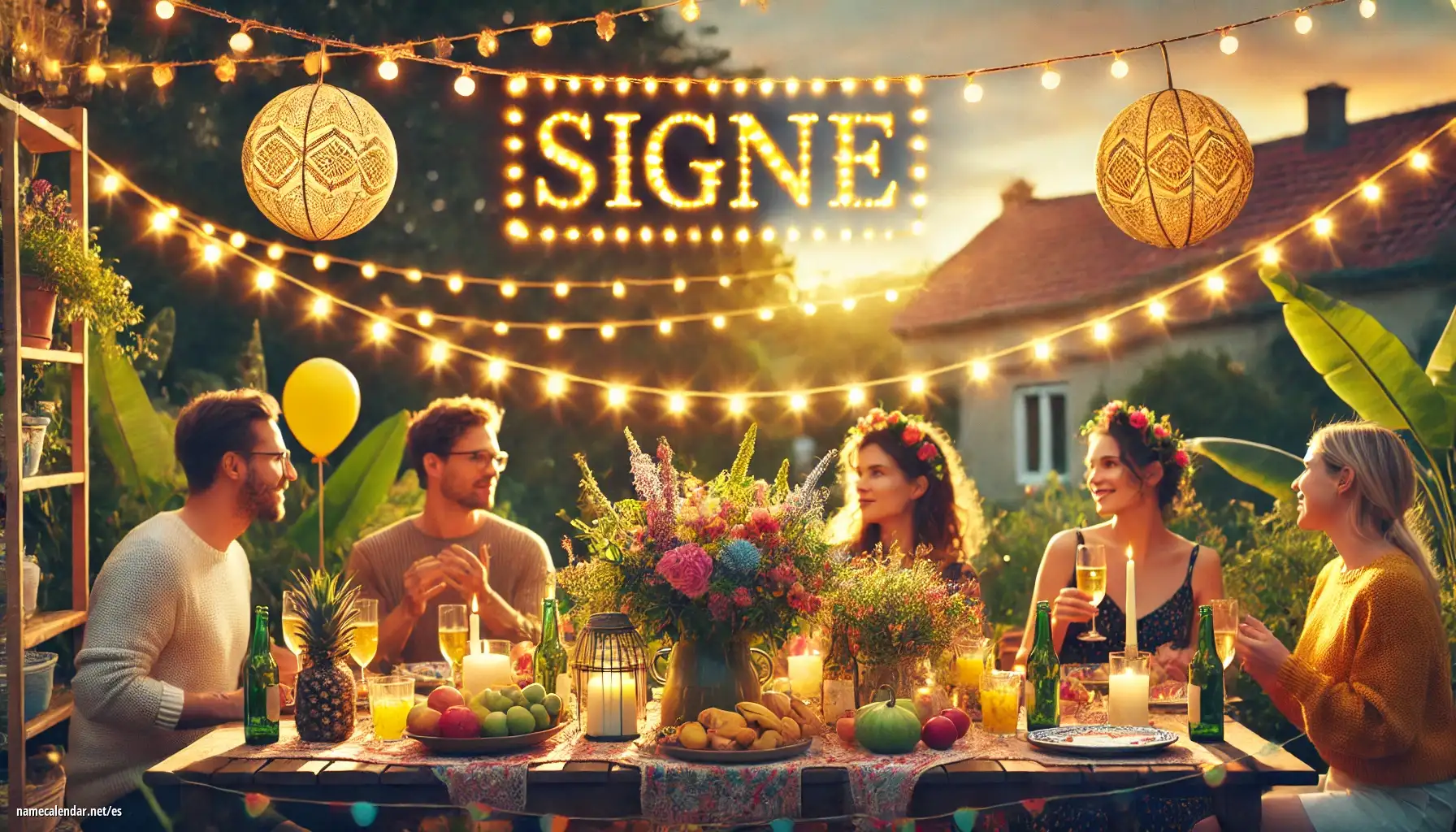 Celebración del onomástico y del nombre - Signe