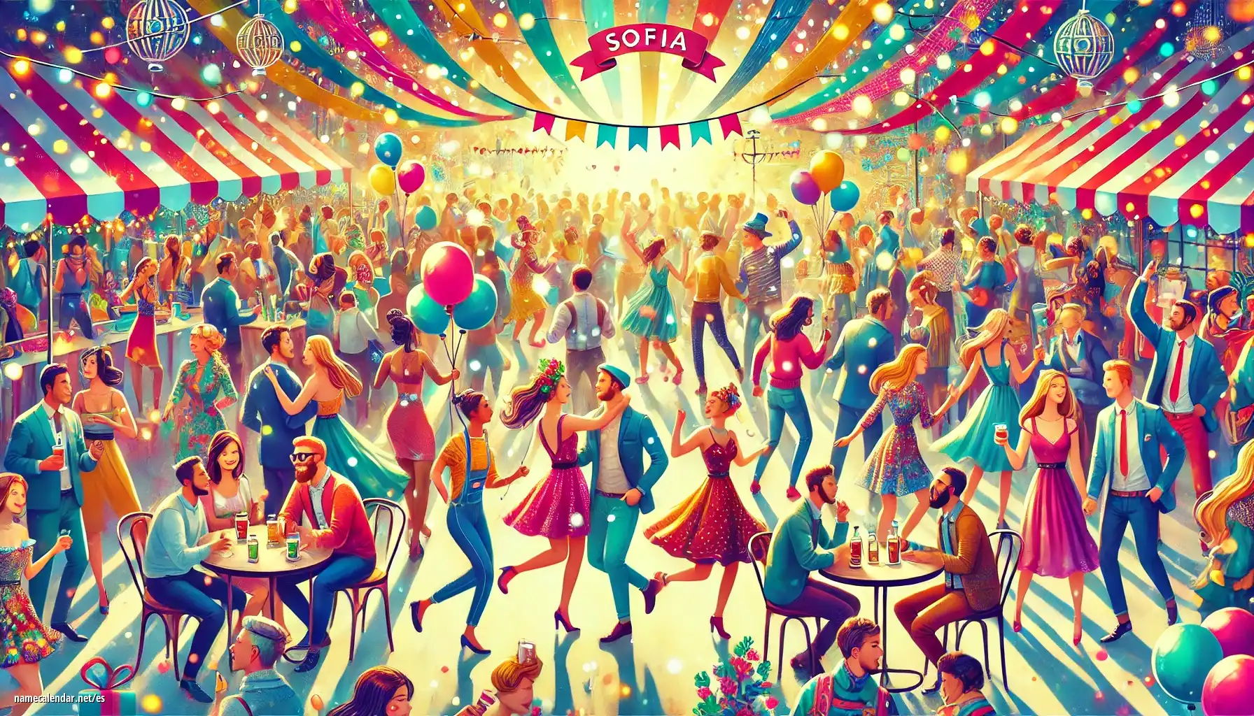 Celebración del onomástico y del nombre - Sofia