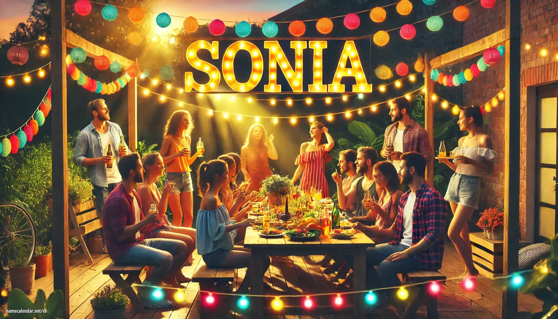 Celebración del onomástico y del nombre - Sonia