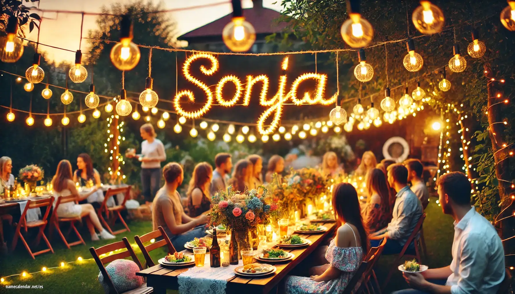 Celebración del onomástico y del nombre - Sonja